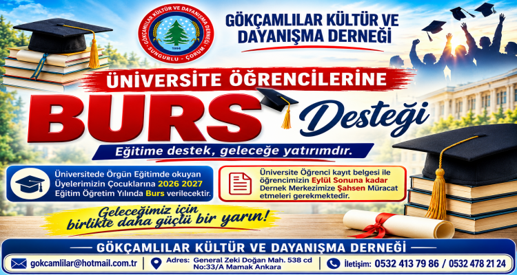 2026-2026 Eğitim Burs Duyurusu